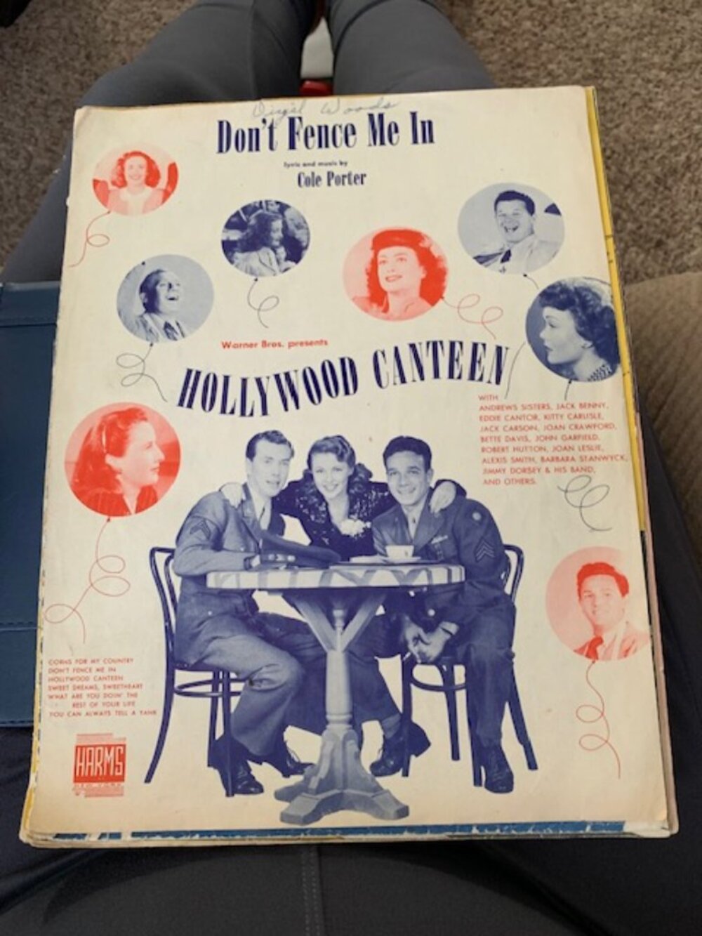Vintage sheet music (4 different sets)
